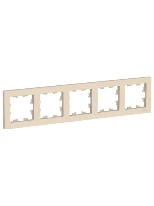 Systeme Electric AtlasDesign Беж Рамка 5-ая, универсальная 2шт, 2 шт