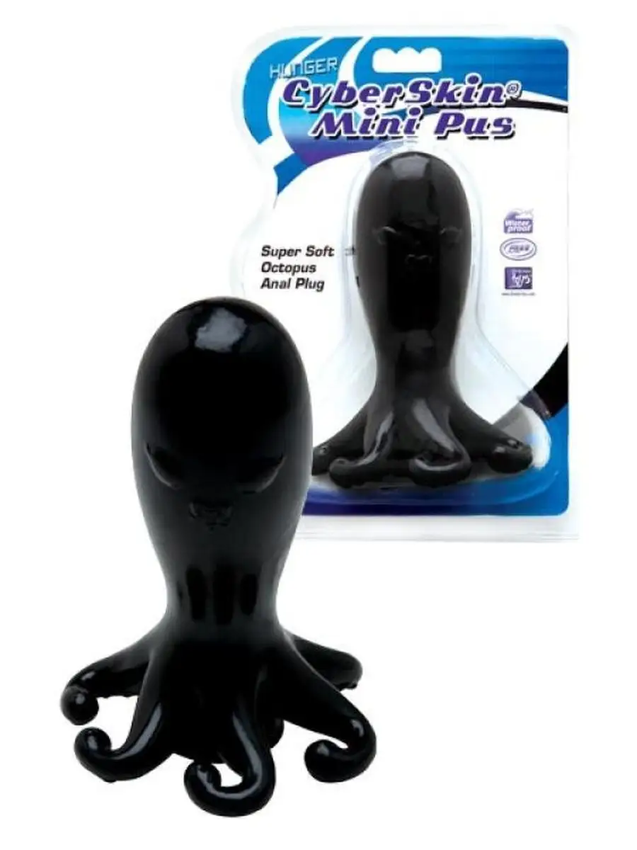 Черная анальная втулка в виде осьминога - 15 см. Dream Toys 60641634 купить  за 2 323 ₽ в интернет-магазине Wildberries