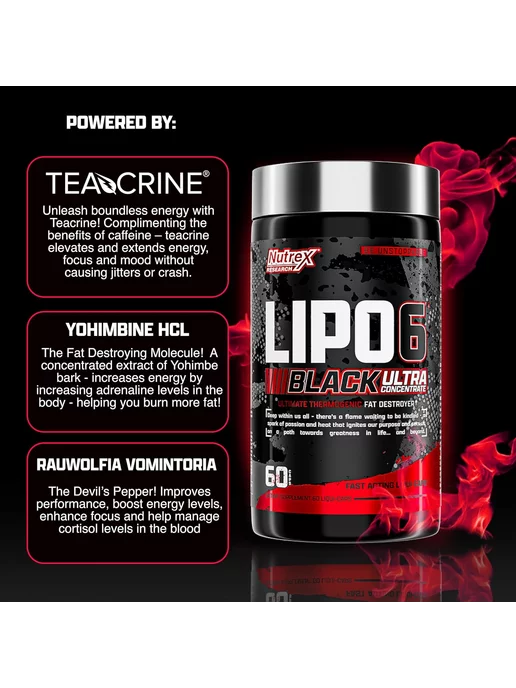 NUTREX Lipo-6 Black Ultra Concentrate - 60 капсул