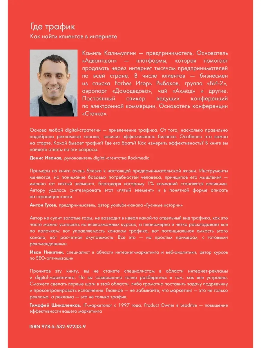 Где трафик. Как находить и привлекать клиентов в интернете 1113red