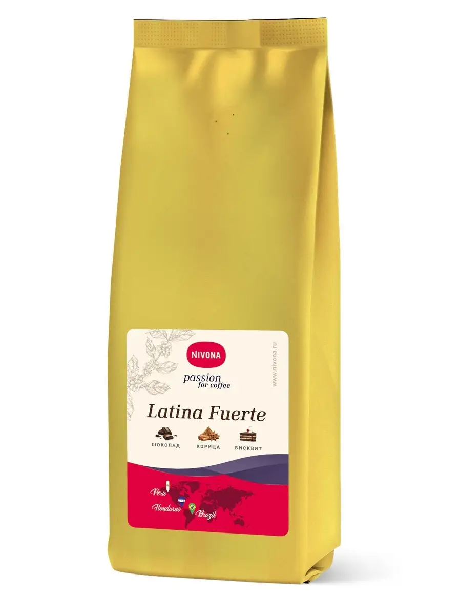 Кофе в зернах Latina Fuerte 1000 гр