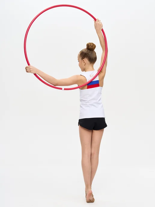 SETGYM Обруч гимнастический аналог SASAKI 85см, красный, фото 7