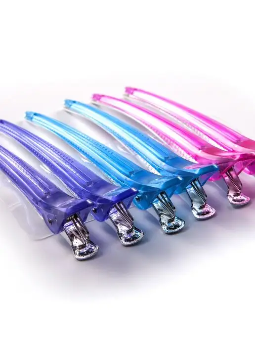 happyDoll Зажимы для волос RAINBOW 119 мм, 6 штук, голубой, фото 3