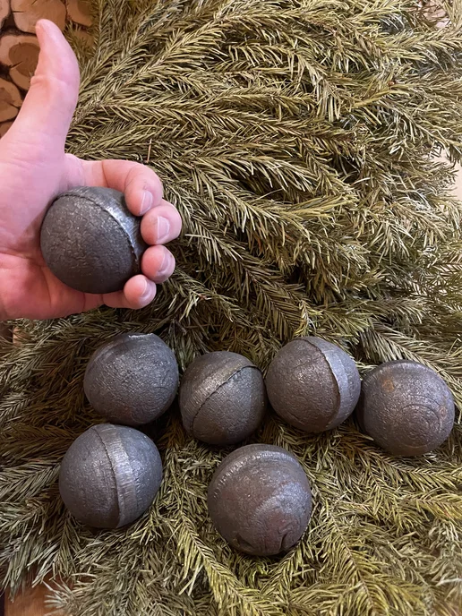 Банькофф Чугунные ядра для банной печи, 7 шт, фото 2