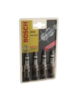 Свеча зажигания FR78X SUPER-4 комплект Bosch 60805806 купить за 2 197 ₽ в интернет-магазине Wildberries