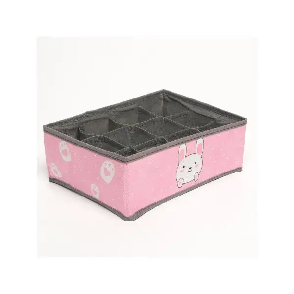 Кофр для белья 12 ячеек, 27 х 20 х 10 см