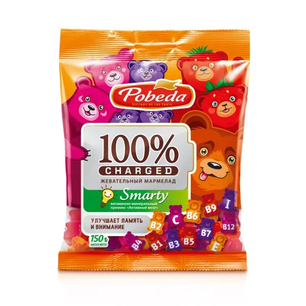 Мармелад жевательный "Чаржед" "Активный мозг", 150г