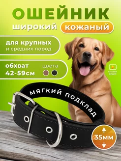 Ошейник для собак кожаный Doggy&Dog Shop 60907746 купить за 319 ₽ в интернет-магазине Wildberries