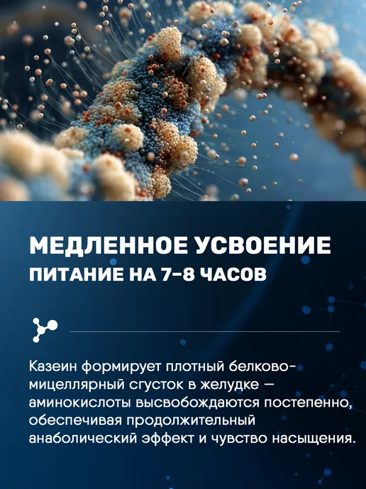 Life Protein Казеиновый протеин, вечерний коктейль Фисташка 450 гр, 450 г, фото 4