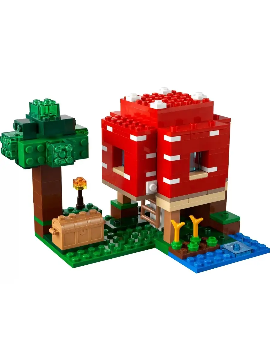 Конструктор LEGO Minecraft Грибной дом 21179 LEGO 60942654 купить за 3 398  ₽ в интернет-магазине Wildberries