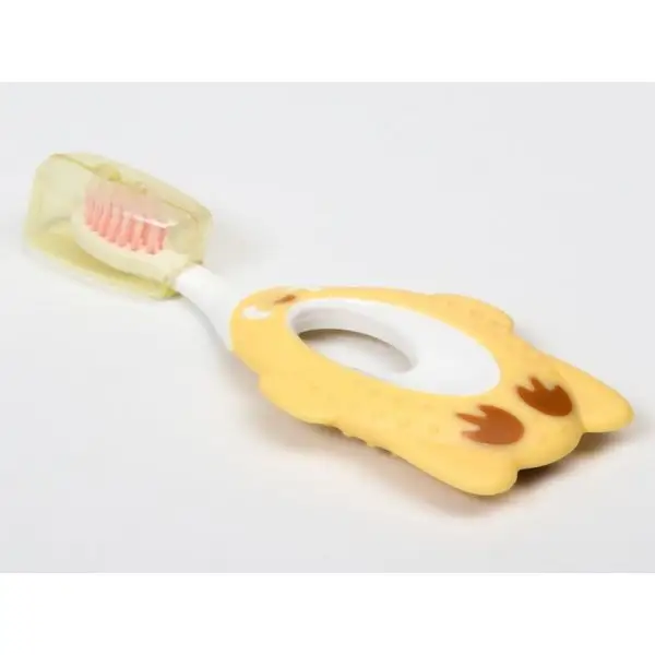 Детская зубная щетка, цвет голубой