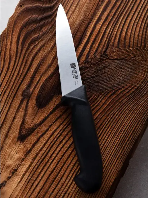 KNIFECUT Нож кухонный профессиональный обвалочный прорезной 15 см, черный, фото 5