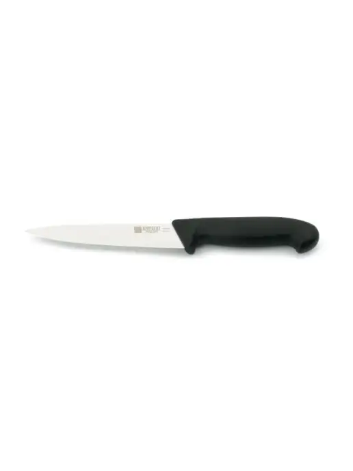KNIFECUT Нож кухонный профессиональный обвалочный прорезной 15 см, черный, фото 6