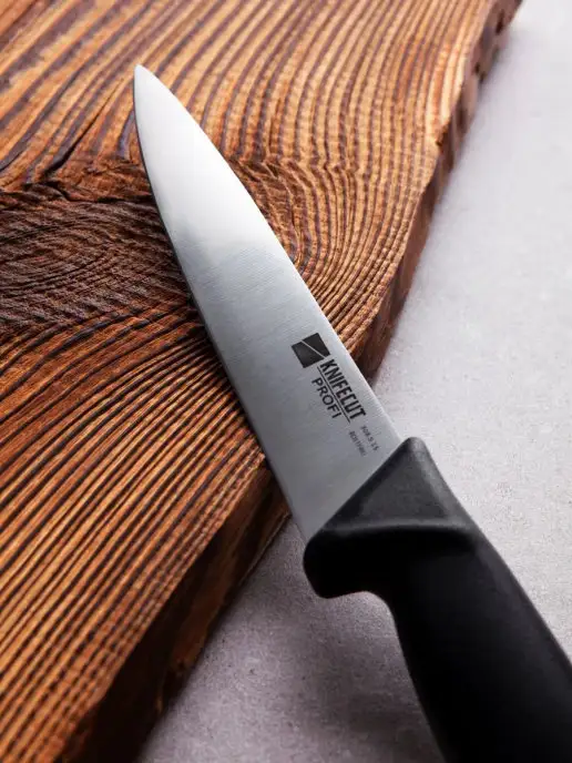 KNIFECUT Нож кухонный профессиональный обвалочный прорезной 15 см, черный, фото 7