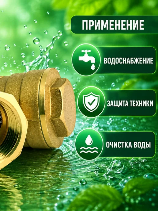TIM Фильтр-косой для грубой очистки 1" ВВ BL5802, желтый, фото 3