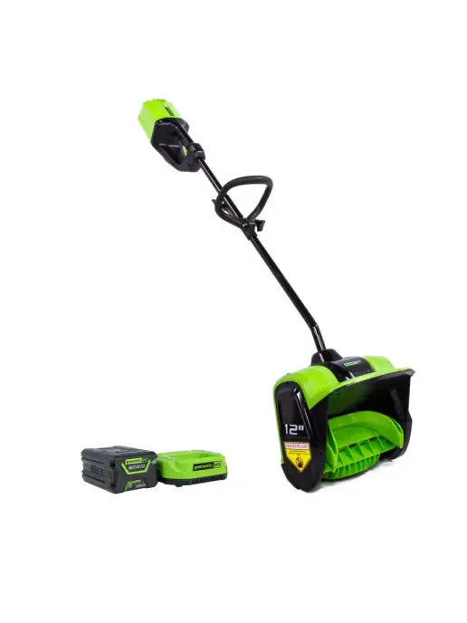 Greenworks Снегоуборщик аккумуляторный 60V, 51 см, АКБ 4АЧ и ЗУ, 30, фото 2
