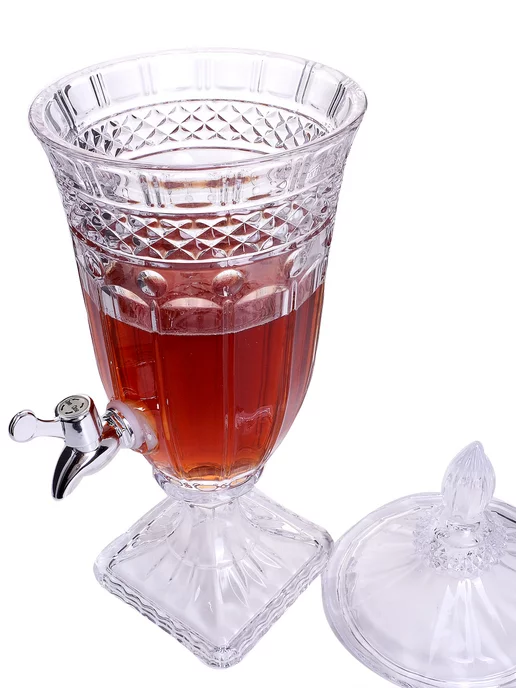 Лимонадница с краном бочонок для напитков и вина - фото 5