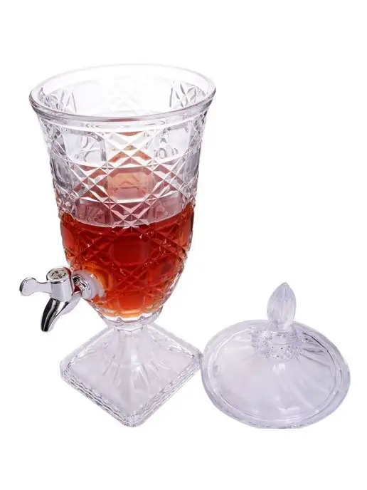 Графин стеклянный с краном для напитков 1,8 л - фото 4