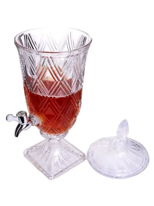 Лимонадница с краном бочонок для напитков и вина - фото 2