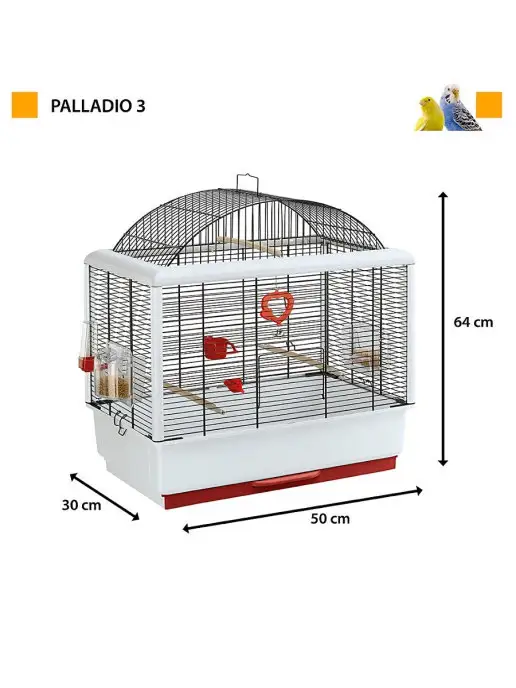 Ferplast Клетка PALLADIO 3 для птиц, вариант, фото 2