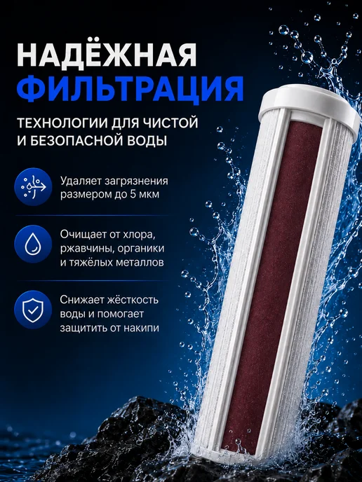 ГЕЙЗЕР Комплект картриджей K-1 Классик для жесткой воды, вариант, фото 4
