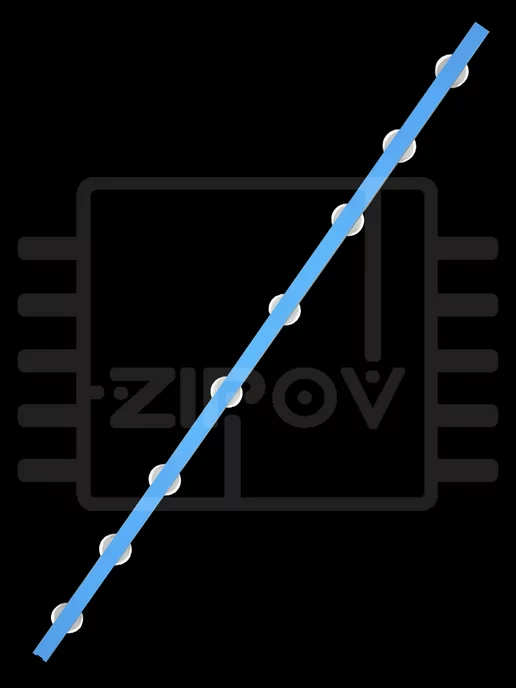 Zipov Подсветка 32" V17 ART3 2855 Rev0.3 V17 32 для ТВ LG 32LJ510V, вариант, фото 5