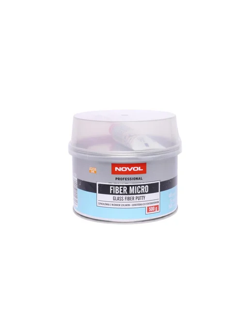 NOVOL Шпатлевка со стекловолокном FIBERMIKRO 0.5кг, 500 г