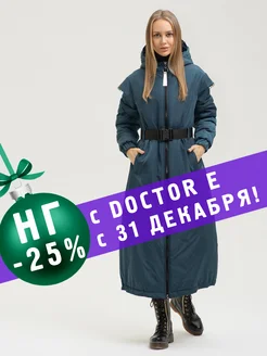 Парка демисезонная длинная с капюшоном DOCTOR E 61303895 купить за 11 339 ₽ в интернет-магазине Wildberries