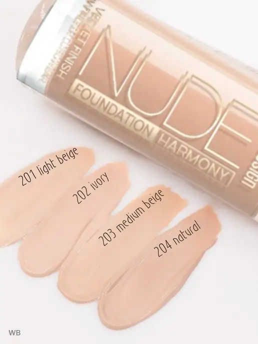 BELOR DESIGN Тональный крем для лица стойкий Nude Harmony тон 203, тон 203, фото 5