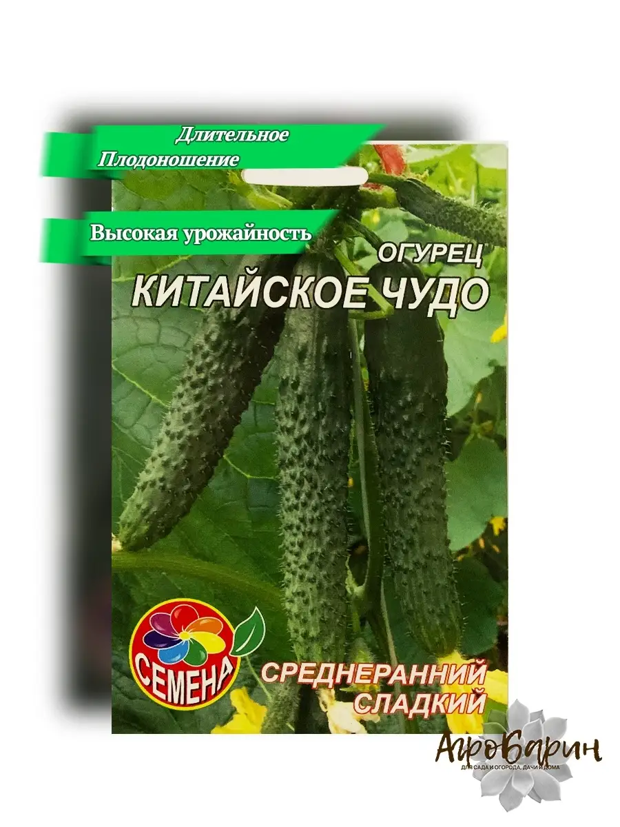 Огурец Китайское чудо Семена 61379237 купить за 111 ₽ в интернет-магазине  Wildberries