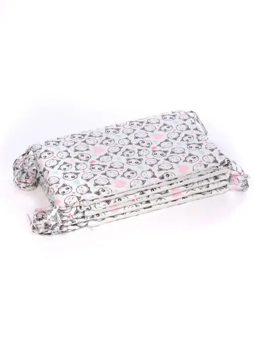 BABY STYLE. Бортики в детскую кроватку для новорожденных, белый, фото 3