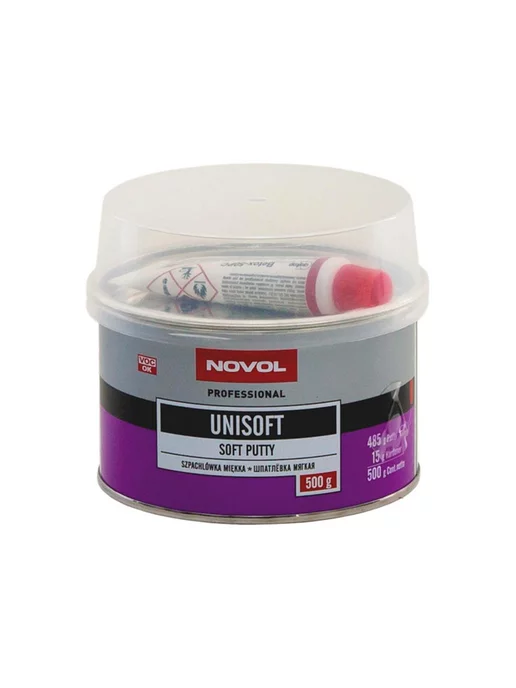 NOVOL Шпатлёвка мягкая Unisoft наполняющая 0,5 кг, 0,5 кг