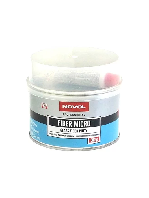 NOVOL Шпатлевка микростекловолокно Fiber Micro 0,5 кг, 500 г