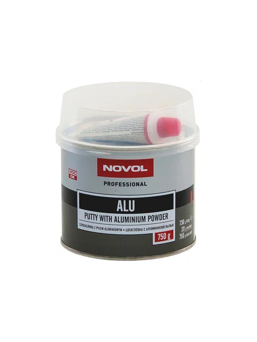 NOVOL Шпатлёвка с алюминием Alu 0,25 кг, 750 г