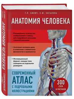 МЕДПРОФ Анатомия человека. Современный атлас Эксмо 61495474 купить за 1 094 ₽ в интернет-магазине Wildberries