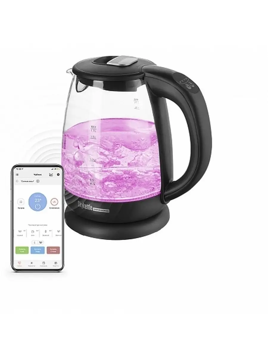 Умный чайник Redmond SkyKettle RK-G240S, 1.7 л REDMOND 61551471 купить в  интернет-магазине Wildberries