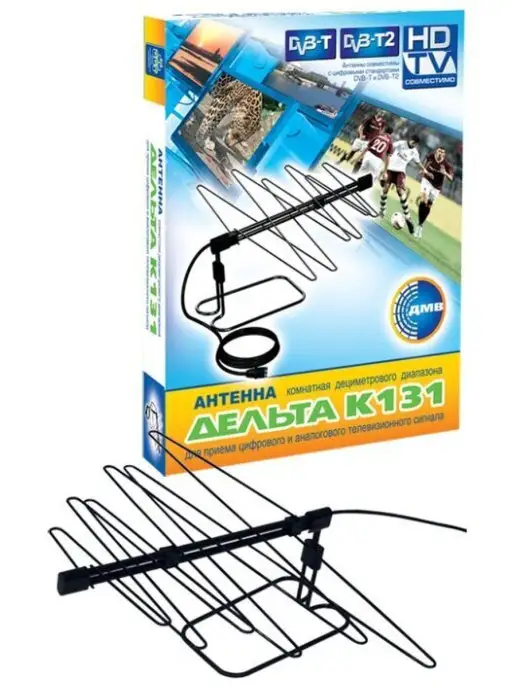 ДЕЛЬТА Антенна DVB-T2, комнатная, К131 ДМВ, вариант, фото 4