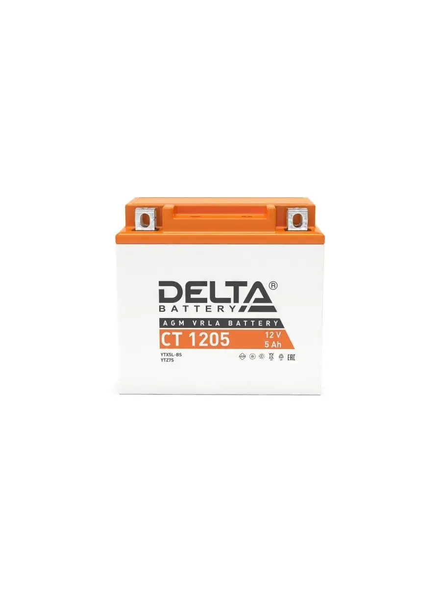 Delta аккумуляторная батарея CT 1205 (YTX5L-BS, YTZ7S) DELTA BATTERY  61890543 купить за 1 847 ₽ в интернет-магазине Wildberries