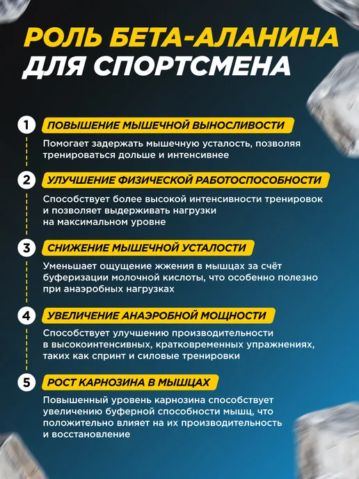 Prime Kraft Beta-alanine PRIMEKRAFT Бета-аланин Без вкуса 200 гр, 200 г, фото 2