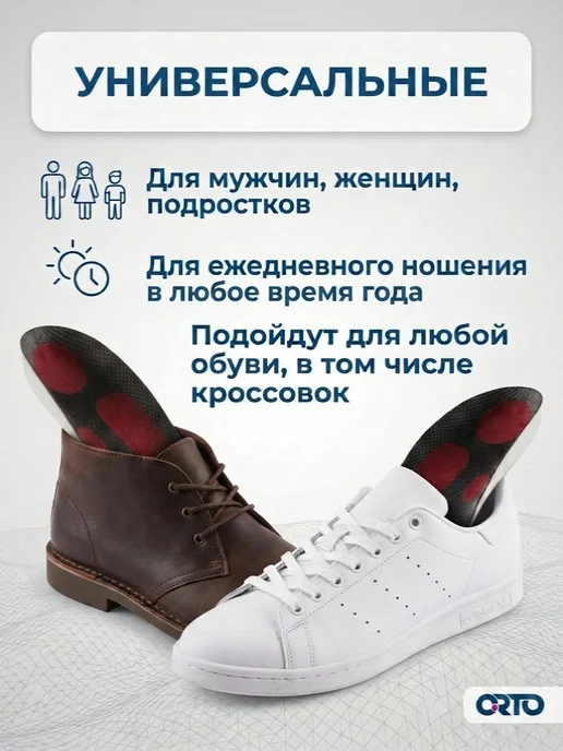 ORTO Professional Стельки ортопедические ORTO Optimum Red, красный, фото 5