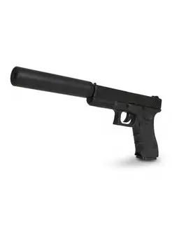 Игрушка детский пистолет с пульками Glock 18 с глушителем Vulpes 62019688 купить за 881 ₽ в интернет-магазине Wildberries