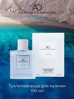 Туалетная вода мужская LAGUNA, 100 мл ADRIANO DOMIANNI 62035629 купить за 533 ₽ в интернет-магазине Wildberries