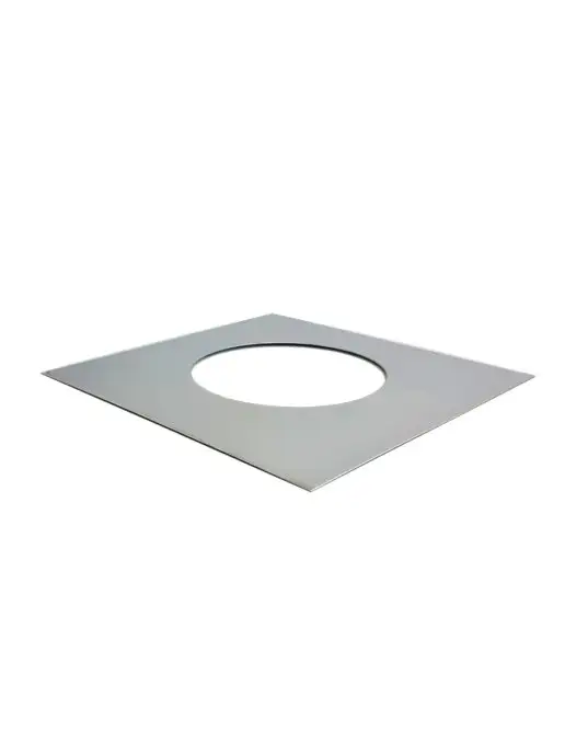 стил Лист проходной 450*450 d=130 нержавейка, 450x450, фото 2