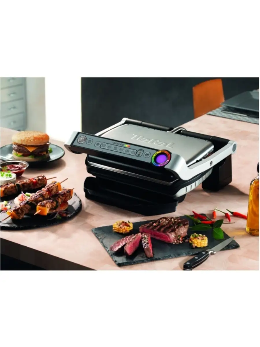 Электрогриль Tefal Optigrill+ GC712D34 Tefal 62078242 купить в  интернет-магазине Wildberries