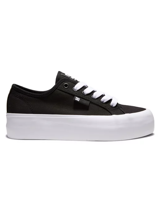 DC Shoes Кеды MANUAL PLATFORM SHOE BKW, голубой, фото 2