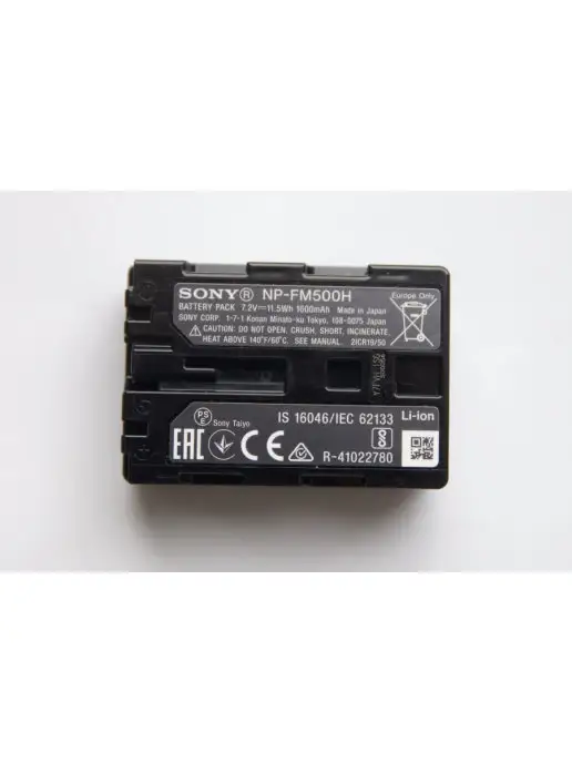 SONY Аккумулятор NP-FM500H для фотоаппаратов 2200 mAh, фотоаппарата, фото 2