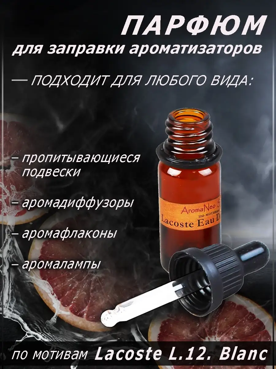 AromaNeo Заправка ароматизатора в машину под аромафлакон, диффузор