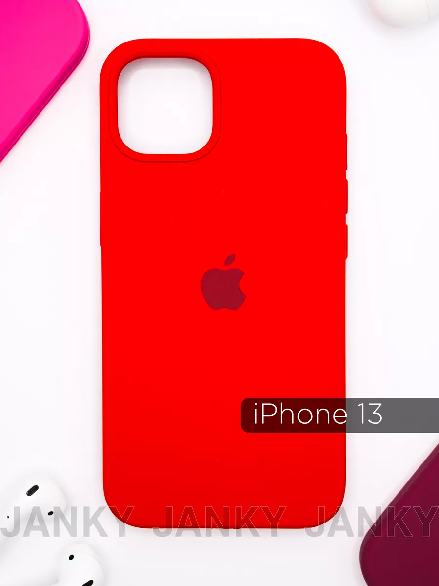 Чехол для iPhone 13 с яблоком Janky 62138512 купить за 279 ₽ в  интернет-магазине Wildberries