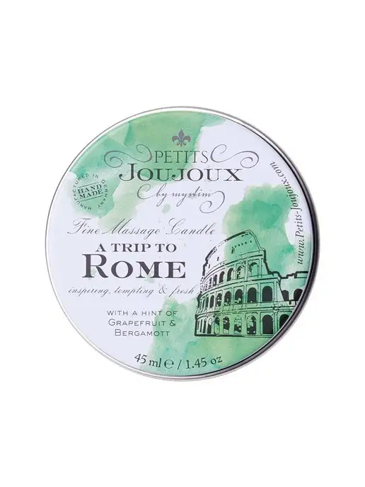 PETITS JOUJOUX Свеча Rome аромат грейпфрут и бергамот, черный, фото 5