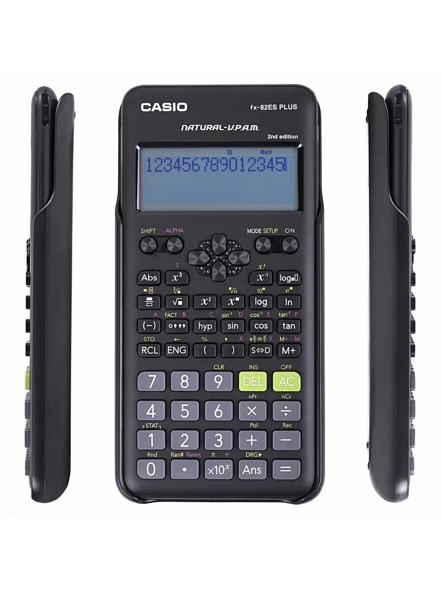 Калькулятор инженерный, 252 функции, питание от батарейки Casio 62176932  купить за 2 989 ₽ в интернет-магазине Wildberries